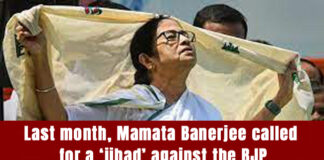 Last month, Mamata Banerjee called for a ‘jihad’ against the BJP